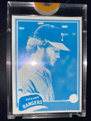 Jim Kern 1981 Topps 1/1 VAULT PROOF w/ COA Sealed and Uncirculated Texas Rangers