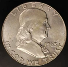 1963 D FRANKLIN HALF DOLLAR FRESH FROM AN ORIGINAL COLLECTION-LOT AA-5550