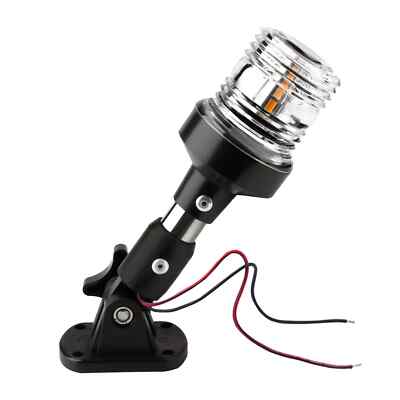 Boat Anchor Light White LED Stern Light for 12-24V Marine Use 3NM