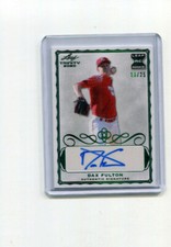 2020 Leaf Trinity Autographs Green Daxton Dax Fulton Rookie Auto 13/25