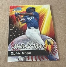 Zyhir Hope 2025 Bowman Chrome Meteoric Rise #MR-19 (Mega Box Mojo Refractor) 