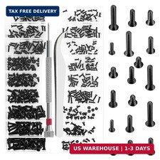 500PCS Tiny Screws,Micro Glasses Screws Repair Kit,M1.2/M1.4/M2 with Tweezers,Gl