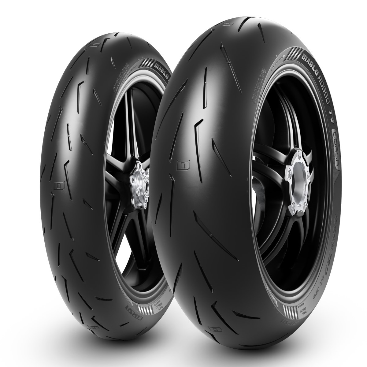 Pirelli Diablo Rosso IV 4 Corsa 120/70-17 & 190/50-17 Sport Motorcycle Tyre Pair