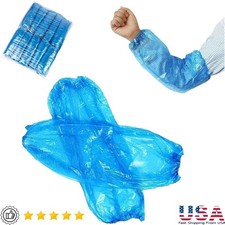 Disposable Plastic Arm Sleeves 100PCS Waterproof Protective Covers Cleaning New