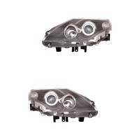 Halogen Scheinwerfer Set H7 Schwarz FüR Renault Laguna III Grandtour