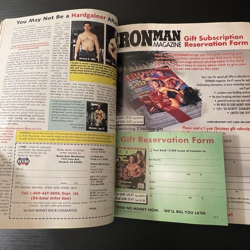 Ironman Magazine January 1999 Iron Man Val Vasilef Lonnie Teper Sherry Goggin - Picture 11 of 11