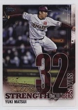 2023 Topps NPB Nippon Professional Baseball Strength in Numbers Yuki Matsui 0c4
