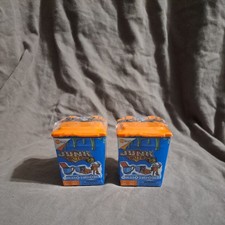 Lot Of 2 HEXBUG JUNK BOTS Trash Bin Construction Kit Mystery Toys Series