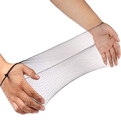 Smilco Hair Net 100 Pcs, 22 Inches Hair Nets Elasticity Invisible Elastic Mes...