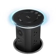 Pop Up Outlet for Countertop with 15W Wireless Charger & App-Based Control -5 M