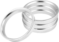 X AUTOHAUX 4pcs OD 66.6mm to ID 60.1mm Aluminum Alloy Car Hub Centric Rings... 