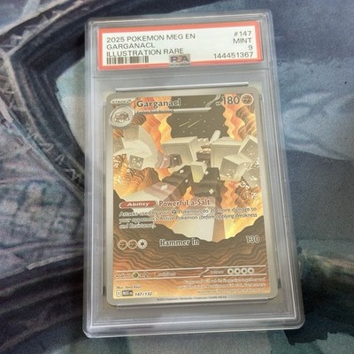 PSA 9 Garganacl 147 Pokémon Single, Mega Evolution Mint