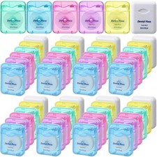 60 Pack Dental Floss Bulk Mint Flavored 50m Each Travel Dental Floss Oral Car...