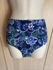 Amazon Essentials Women's High Waist Bikini Bottoms Swimming Costume UK 14