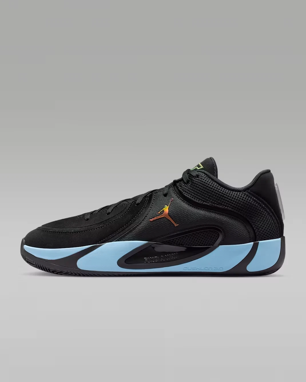 Nike Men's Tatum 4 Basketball Shoes in Black/Ice Blue