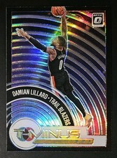 Damian Lillard 2020-1 Donruss Optic T-MINUS 3 2 1 HOLO PRIZM Insert Card (no.14)