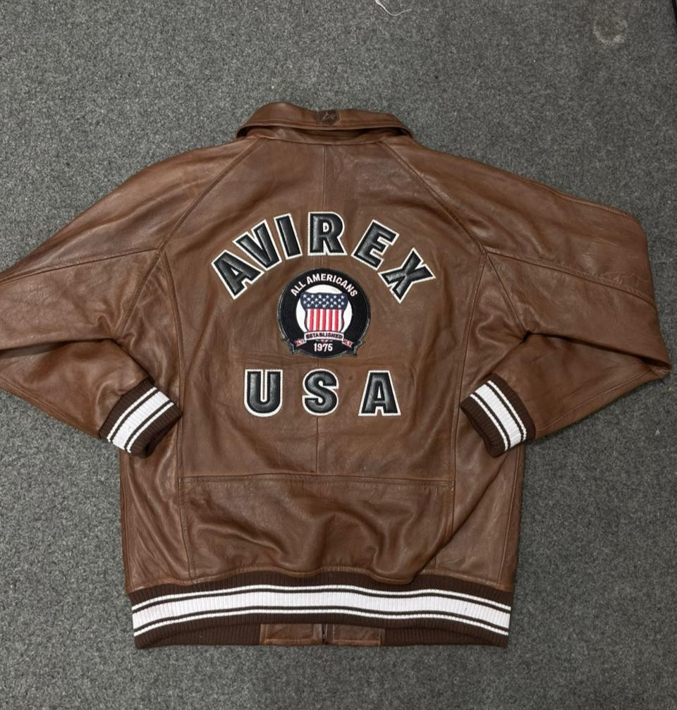 AVIREX LIMITED EDITION OMBRE ICON JACKET VINTAGE BROWN image 6