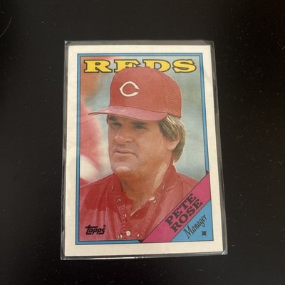 1988 Topps Pete Rose   Cincinnati Reds #475 Baseball Card