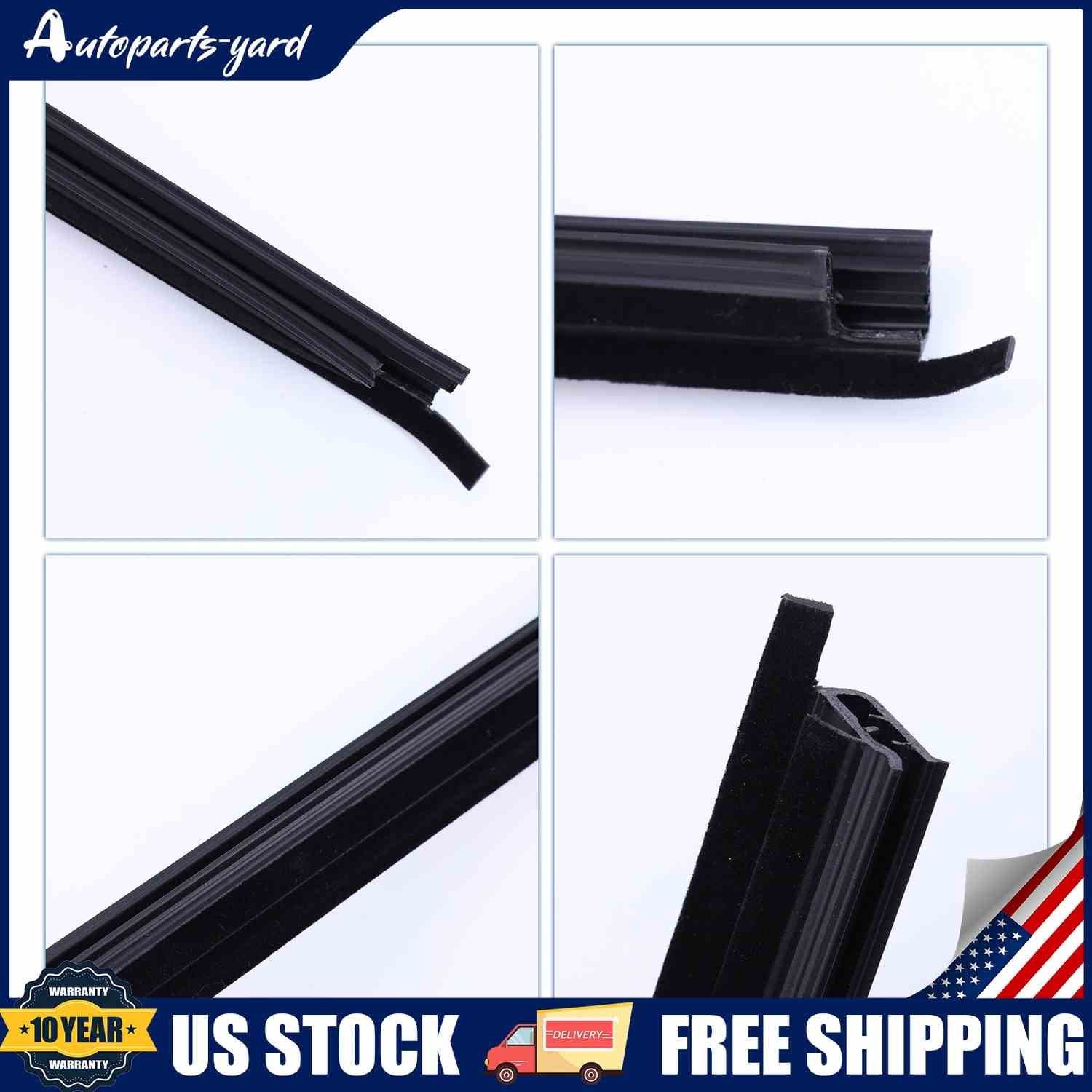 Window Glass Seals Door Belt Weatherstrip for Nissan Pathfinder 3.0L 1987-1995