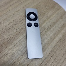 Genuine Apple TV Remote Control A1294 Apple TV 2nd 3rd Gen. Silver Tested Works