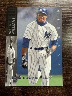 1994 Upper Deck Electric Diamond Silver Back Bernie Williams #86