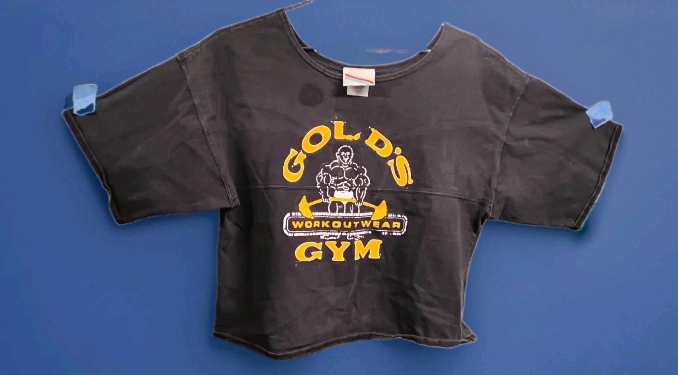 Vintage Golds GYM CROP TOP,ORIGINAL RARE