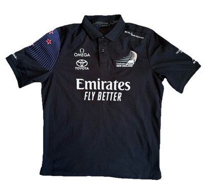 36th America's Cup 2021 Team New Zealand Sailing Short Sleeve Technical Polo M