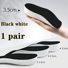 Shoe Insoles Inserts Pad Invisible Height Increase Heel Lift Taller Men Women US
