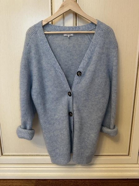 Women Ganni Sweater Blue 36 / S / 44