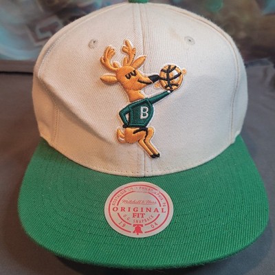 Mitchell & Ness Milwaukee Bucks Hat Mens Vintage Hardwood Classics Cap