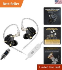 KZ ZS12 PRO 2 USB C Wired Headphones Type-C in Ear Monitor Headphone, 5BA 1DD...