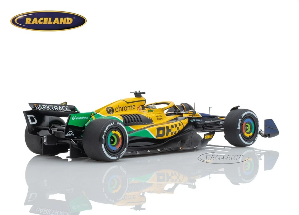 McLaren MCL38 Mercedes F1 Senna Design GP Monaco 2024 Oscar Piastri, Spark 1:18 - Bild 3 von 4
