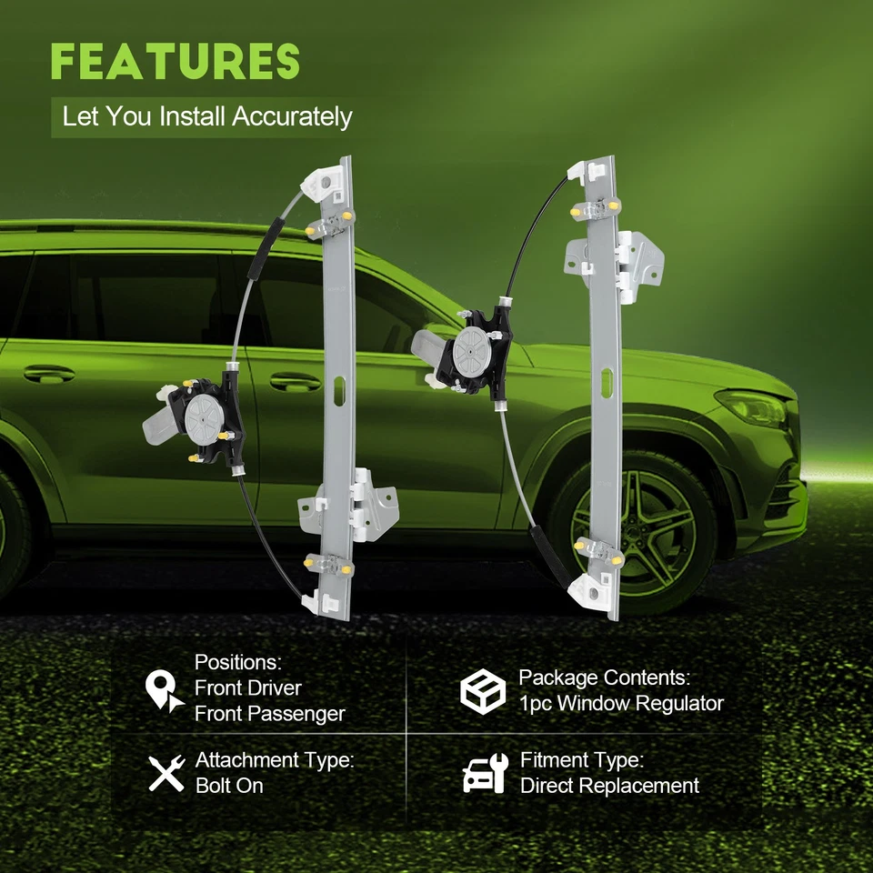 Regulador de janela de energia com motor dianteiro esquerdo direito para Kia Rio5 Hyundai - Imagem 2 de 4