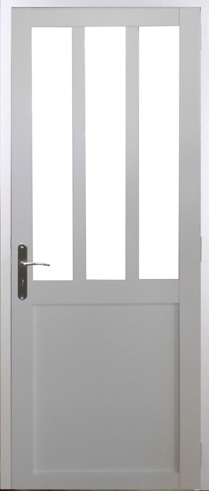 Bloc porte atelier blanc H204 x L73 cm poussant droit pour cloison de maison