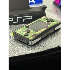 Rare iQue Game Boy Micro Chinese Version Camo Faceplate Console - Tested Working