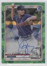 2020 Bowman Chrome Prospect Green Atomic Refractor 29/99 Vaughn Grissom Auto 4l3