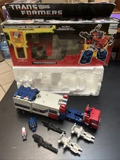 Transformers G1 Optimus Prime Powermaster Complete In Box