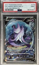 2021 Pokemon Chilling Reign ** GALARIAN ARTICUNO V ** Alt Art 170/198 💎PSA 9💎 on eBay