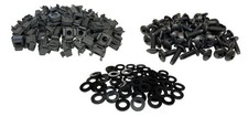 50 PCS Black M6 Cage Nut Screws Washers USA Made Hardware Rack Mount Kit