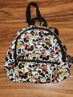 Disney Mickey Mouse Bioworld Backpack SofterThan Loungefly Minnie Keychain Purse