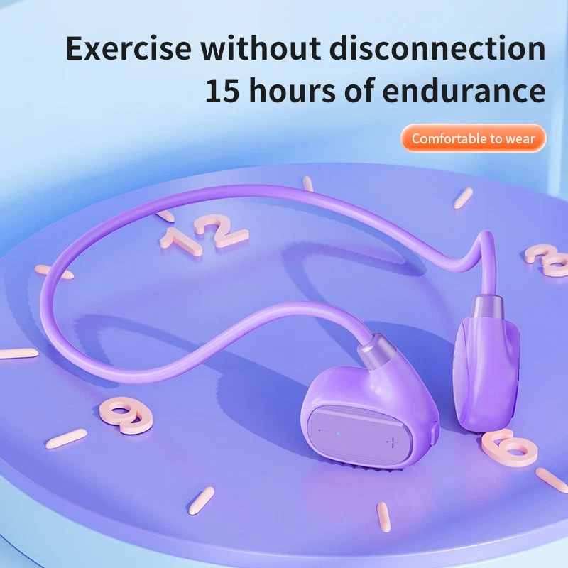 Luftleitungskopfhörer Drahtlose Ohrhörer Bluetooth 5.3 Outdoor Sport Headset_voghion.com