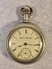 Antique 1891 Elgin 18s Pocket Watch Grade 73 – RUNNING – Silverode Case 7J
