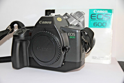 Getestete Canon EOS 600 AF Autofokus analoge Spiegelreflexkamera 35 mm nur Gehäuse. Kostenlose Garantie
