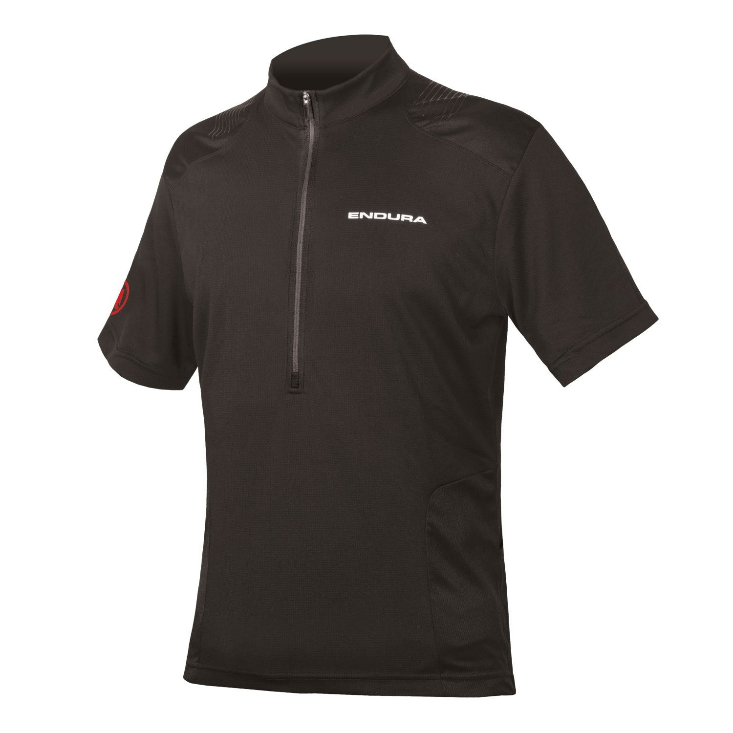 ENDURA Men's Hummvee Short Sleeve Cycling Jersey - Black - Small