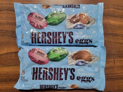 2 Pack's Hershey s Eggs Milk Chocolate - 9 Oz, (255 g.) - NEW