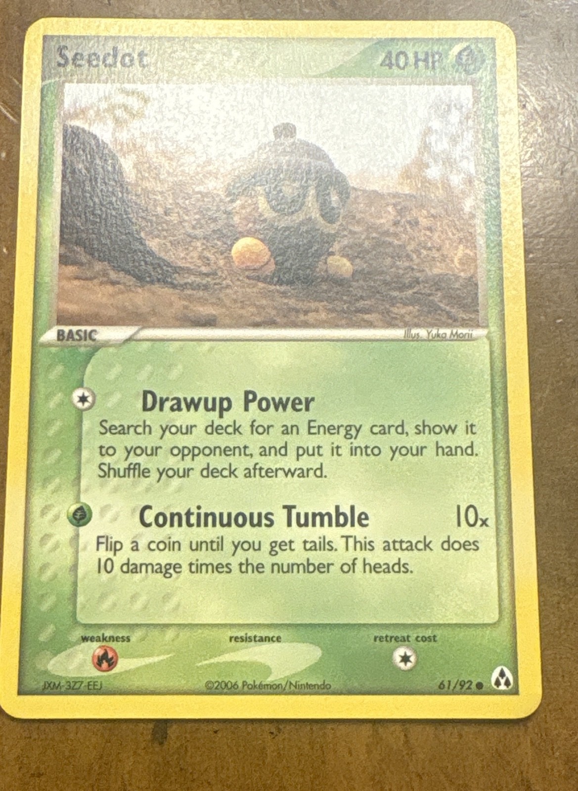 Seedot 61/92 EX Legend Maker Regular