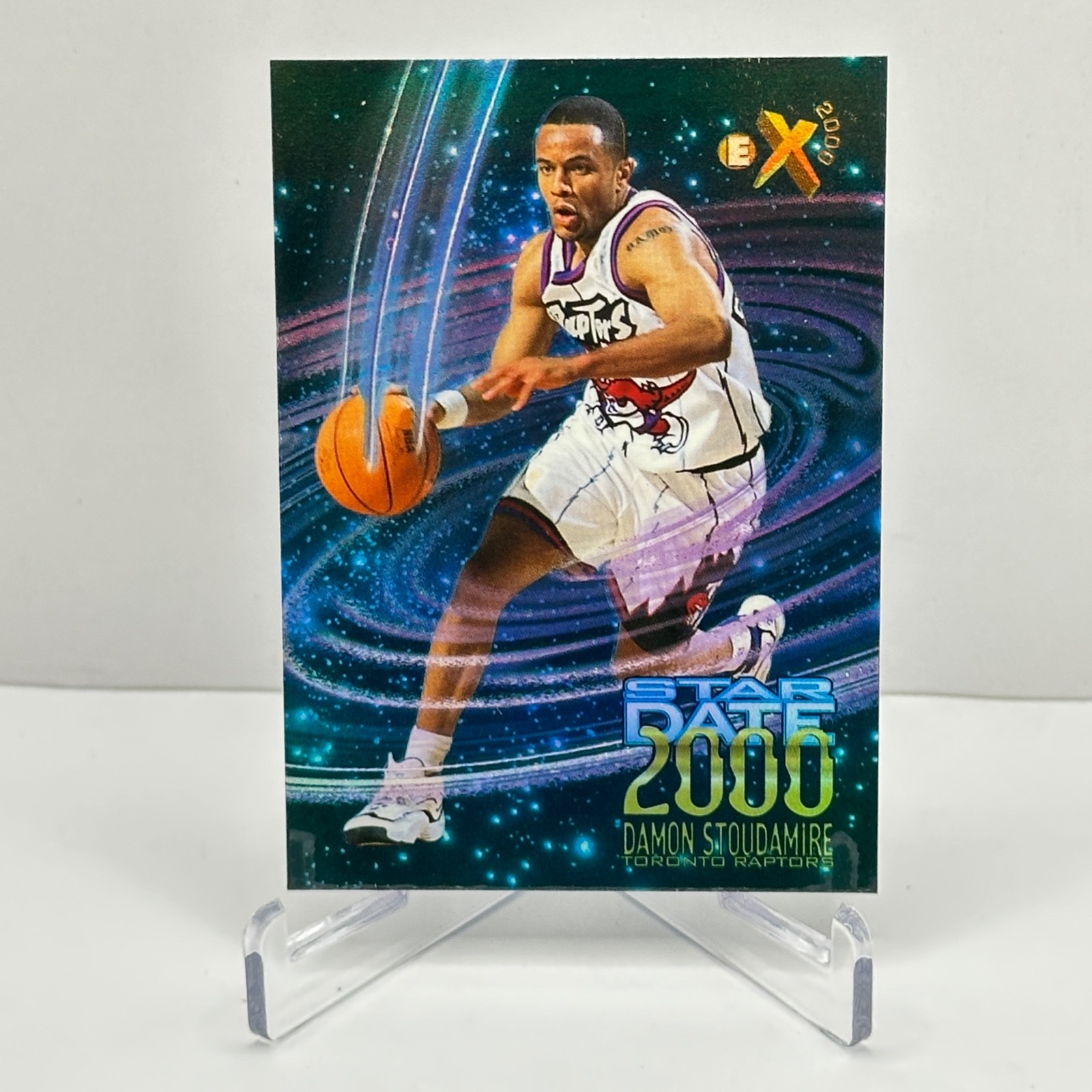 DAMON STOUDAMIRE 1996-97 E-X2000 Star Date 2000 #14 Insert Card Toronto Raptors