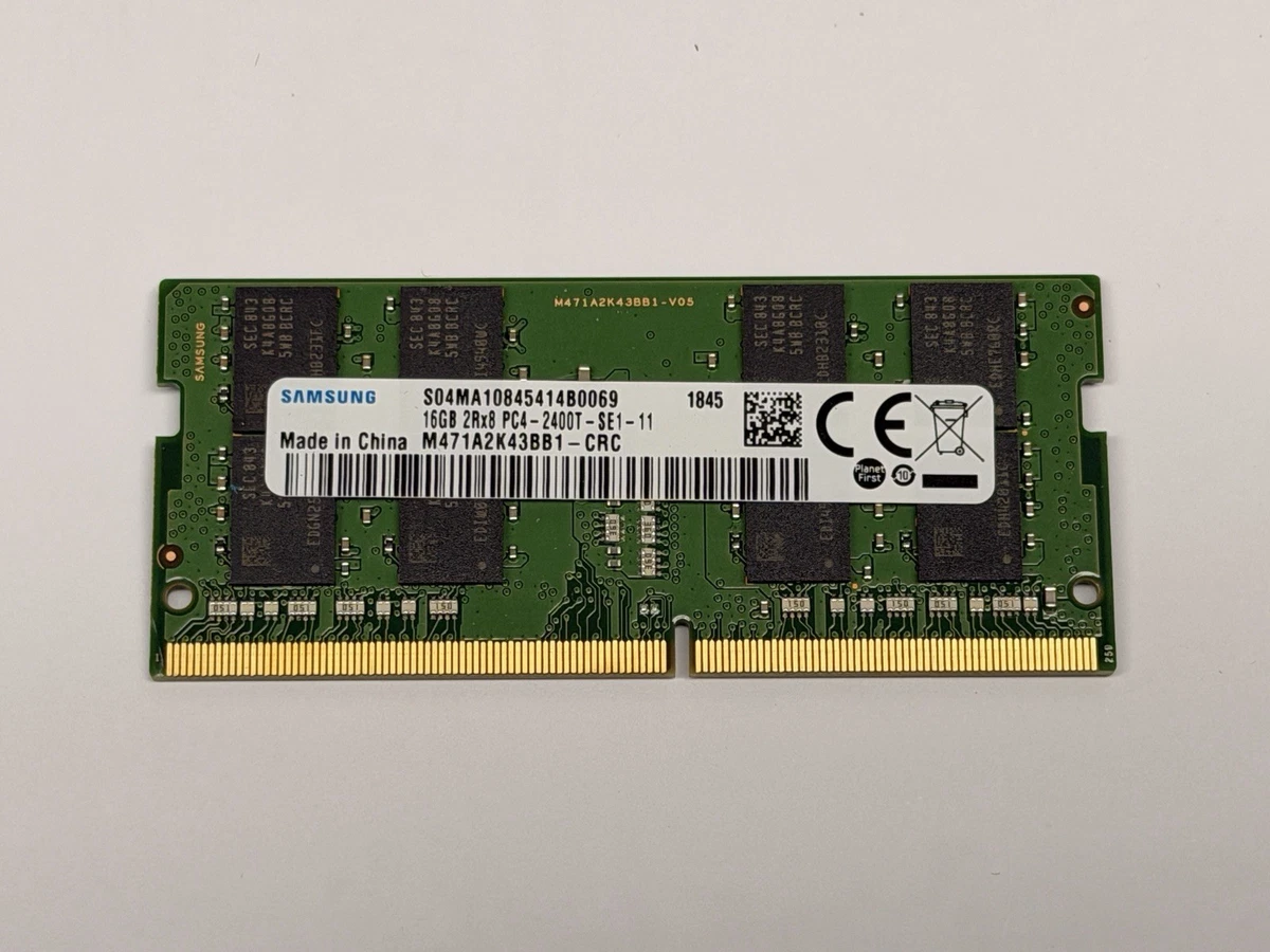 Samsung PC4-19200 (DDR4-2400) Bus Speed Computer RAM 16 GB Total