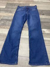 lovely ladies H&M us 8 uk size 12 bootcut low waist denim stretch jeans W31 L30