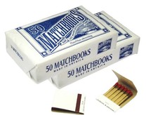 White Matchbooks, 100ct 2x50 , Weddings  Birthdays, Wholesale, USA-Made